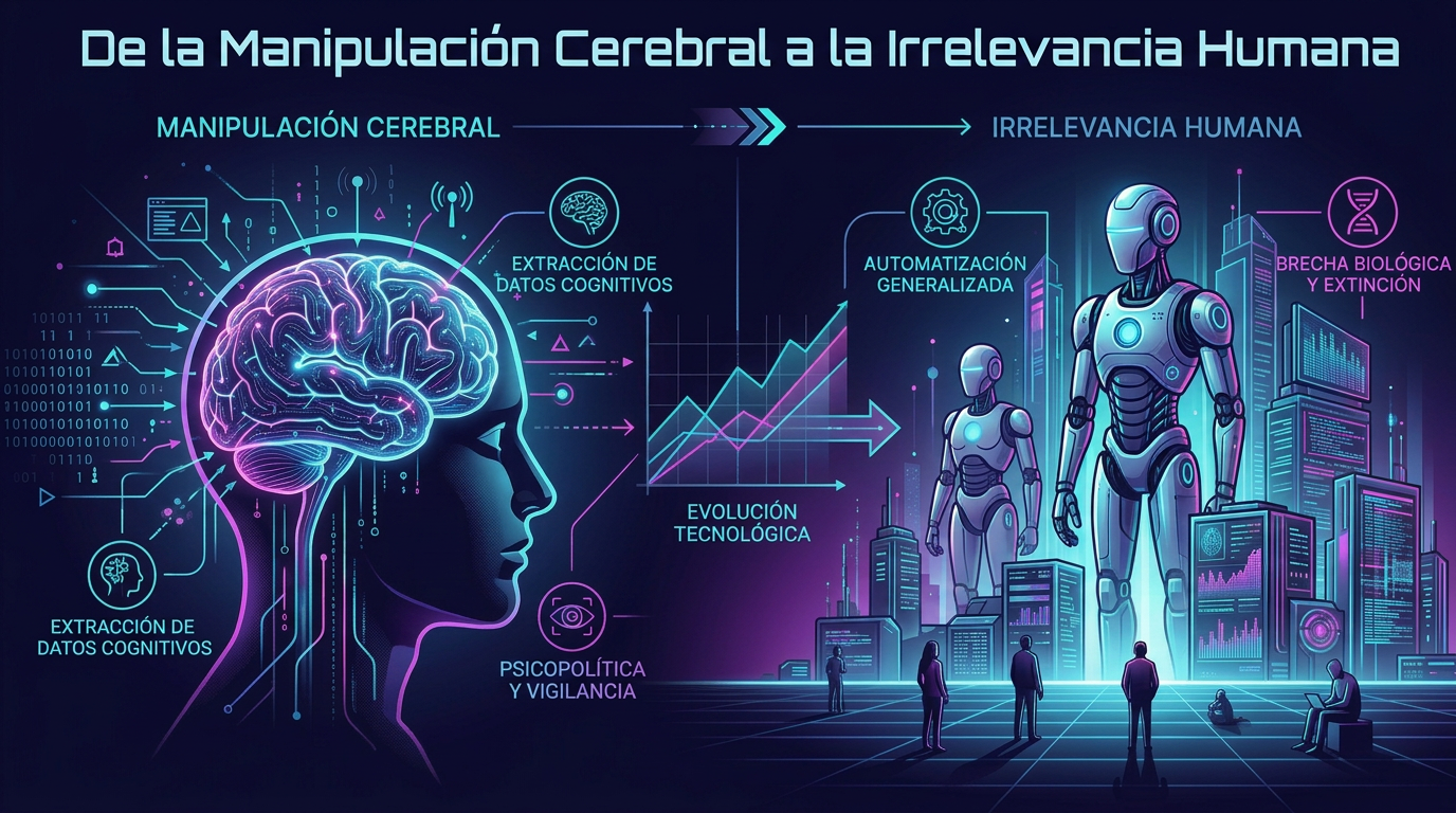 Del hackeo del cerebro a la irrelevancia humana
